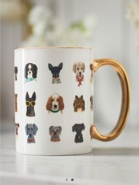 New  Rifle Paper Co.'s Hot Dogs  Mug Cup